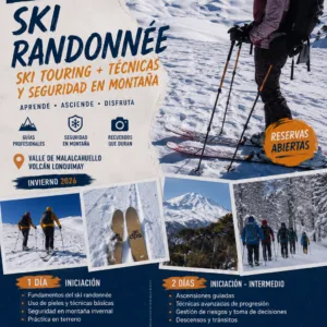 Clinica de Esquí randonnée +Técnicas de Montaña